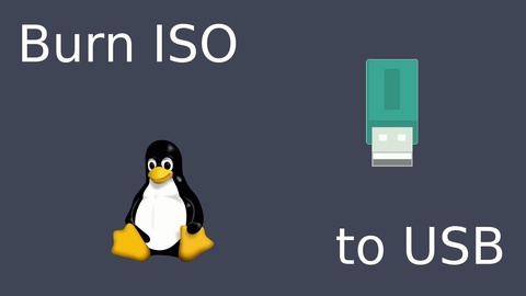 Запись образа диска на флешку в Linux